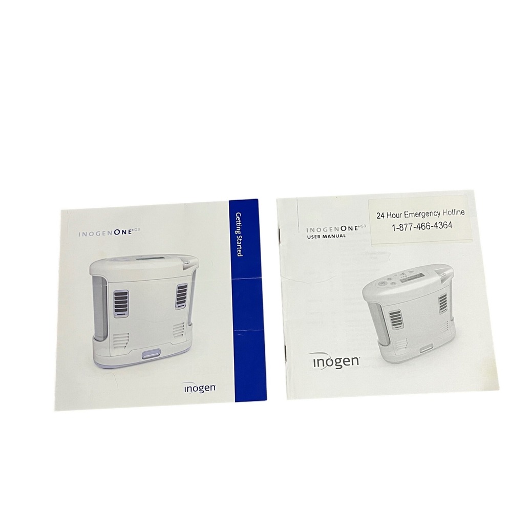 Inogen One G3 User Manual and Getting Started Guide Set  Instructions